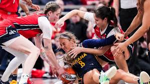 Caitlin Clark injury, Sophie Cunningham in Indiana Fever win vs Mystics