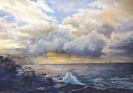 Sydney Maroubra Beach Sunrise Original Watercolour Painting Etsy Watercolor Painting Etsy Original Watercolor Painting Original Watercolors