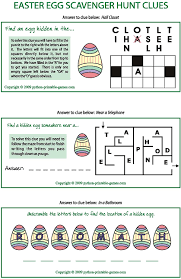 With fun rhymes, clues and a little imagination, read the easter egg hunt clues aloud and see your little ones guess where the yummy items are hidden. Amazon Com Printable Easter Egg Scavenger Hunt Clues Game Download Software