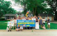 March with us in support of Ukraine at the Glenview 4th of July Parade