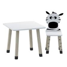 Ahsap Cocuk Oyun Ve Aktivite Masa Sandalye Takimi Ahsap Zebra Odun Concept