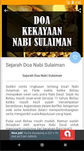 Saat berkeliling, beliau mengendarai permadani, yaitu bentangan tikar. Cara Mengamalkan Doa Nabi Sulaiman Untuk Kekayaan Melimpah Ruah