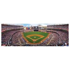 Norman rockwell's the rookie (march 2, 1957), tough call (april 23, 1949), and the dugout (september 4, 1948) from the saturday evening post. Mlb New York Yankees Panoramic Puzzle 1000pc Target