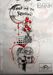 Disney Up Oben Tattoo Design Trash Neverland Trash Polka Tattoo Vorlagen Trash Polka Disney Zeichnungen