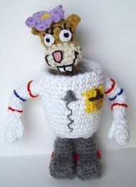 Sandy cheeks tickled for science. Suss Fur Sammy Sandy Cheeks Crochet Valentine Patterns Crochet Dolls Free Patterns