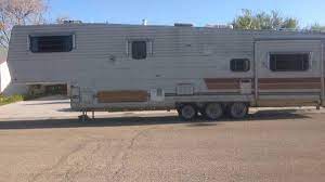 Check spelling or type a new query. 1987 Traveleze 5th Wheel Triple Axle Travel Trailer Recreational Vehicles Park Models
