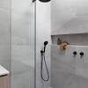 Combining a sleek, smooth finish, with a handsome brown tone, this tile provides the durability of a ceramic with the wood grain look. 1