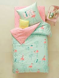 Flamingo Deko Kinder Schlafzimmer Madchen Bettwasche Tropisch Rosa Mintfarbe Kinderzimmer Deko Madchen Flamingo Kinderzimmer Kinder Zimmer Deko