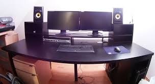 Music Producing Desk Ikea Hackers Desk Ikea Desk Studio Desk