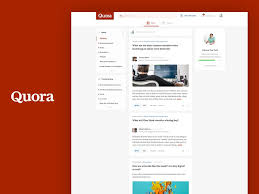 Quora Feed Redesign Concept Redesign Concept Web Design