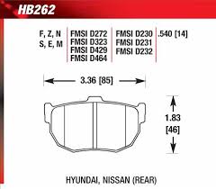 Hawk Performance Ht 10 Motorsport Brake Pads Hb262s 540