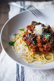 Slow Cooker Turkey Mushroom Bolognese