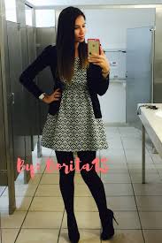 Black And White Dress With Black Tights Black White Black Cardigan Black White Dress Black Tights