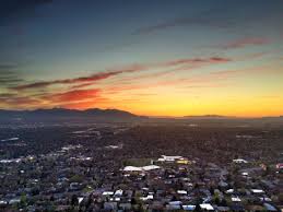 186,440 find out the current time in salt lake city find out the time difference between salt lake city and other world cities find out namaz times in salt lake city wikipedia article: Sunset Over Salt Lake City Utah H Rock Beautiful Landscapes Sunset Lake City