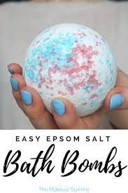 How To Make Bath Bombs With Epsom Salt Diy Bath Products Bath Bombs Diy Recipes Lush Inspired Diy