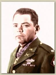 Jack Cleveland Montgomery of Long, Oklahoma, a First Lieutenant in the U.S.  Army, was awarded the Medal of Honor for his extraordinary actions