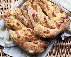 Day Eight On The Advent Calendar Christmas Trees And Bacon Cheese Garlic Fougasse Recipe Recipe Fougasse Recipe Recipes Bacon