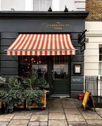 Like The Grey With The Stripes Storefront Design Coffee Shop Design Cafe Design