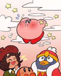 Kirby Looks So Happy He S About To Burst Kirby Games Kirby Art Kirby