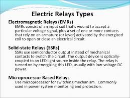 In either case, applying electrical current to. Electric Relay
