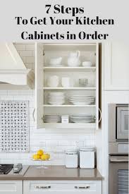 organize your kitchen cabinets in nine