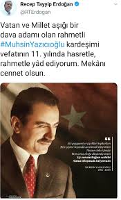 3 şubat 2019 kerim usta. Cumhurbaskani Erdogan Merhum Muhsin Yazicioglu Nu Vefatinin 11 Yilinda Andi Turkiye Cumhuriyeti Iletisim Baskanligi