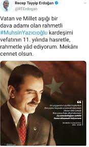 Muhsin yazıcıoğlu, 31 aralık 1954 tarihinde halit ve fidan yazıcıoğlu çiftinin son çocuğu olarak sivas'ın şarkışla ilçesi elmalı köyü'nde doğdu. Cumhurbaskani Erdogan Merhum Muhsin Yazicioglu Nu Vefatinin 11 Yilinda Andi Turkiye Cumhuriyeti Iletisim Baskanligi
