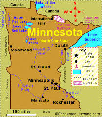 Challenge them to a trivia party! Minnesota Facts Map And State Symbols Enchantedlearning Com