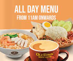 Old town coffee and cafe. Oldtown White Coffee