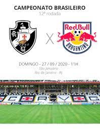 Braga tem maratona pela frente. Vasco X Bragantino Veja Onde Assistir Escalacoes Desfalques E Arbitragem Brasileirao Serie A Ge