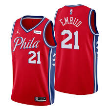 Buy the best and latest sixers jersey on banggood.com offer the quality sixers jersey on sale with worldwide free shipping. Nba Joel Embiid Red Jersey Fan Jersey Store