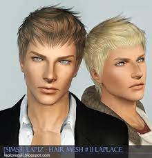 My Sims 3 Blog Lapiz Lazuli Laplace Hair Mesh 11 Sims Hair Sims Sims 3