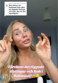 Riggade tävlingar och fusk i Robinson?