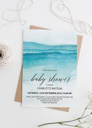Beach Baby Shower Invitation Printable Instant Download Nautical Boy Baby Shower Invites Blue Watercolor Pdf Beach Baby Showers Printable Baby Shower Invitations Baby Shower Invitations For Boys
