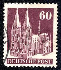 +deutsche post briefmarke 1947 / 175 jahre kindermissionswerk, briefmarke zu 0,80 €, 10er. Briefmarken Aus Der Alliierten Besetzung Aus Dem Jahr 1948