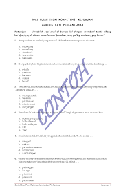 103 contoh soal administrasi perkantoran dan jawabannya terbaru. Pdf Contoh Soal Ukk Ap Teori Eny Oktavia Academia Edu