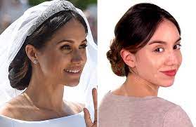 Meghan markle's hairstyles have gone through a lot of changes since the royal wedding. See How To Recreate Meghan Markle S Wedding Hairstyle People Com