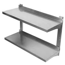 Hubsch, presse citron, madam stoltz, umbra, ferm living. Etagere De Cuisine En Inox 2 Etagere Murale 80 30cm Cdiscount Maison