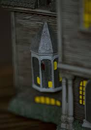 In this video we can see what each member of this unusual family does in the morning. The Addams Family Lighted House Building By Department 56