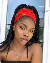 Box Braids Hairstyles Scarf Hairstyles Girls Hairstyles Braids Box Braids Hairstyles