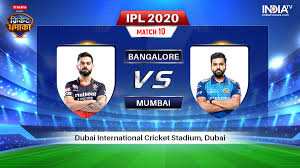 Stay updated with times of india to get live score updates, ball by ball commentary of 48th match in ipl 2020 between mumbai indians and royal challengers bangalore. Rcb Vs Mi Ipl 2020 Watch Royal Challengers Bangalore Vs Mumbai Indians Online And On Tv Cricket News India Tv