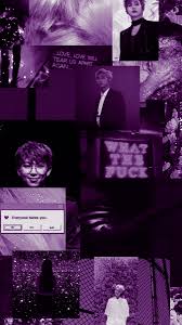 I post bts wallpapers along with matching aesthetic images. Bts S Kim Namjoon Rm Purple Aesthetic Purple Wallpaper Ungu Bts Kata Kata