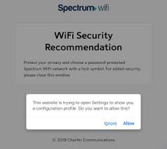 The spectrum router red light indicates that the wifi router is not able to establish an internet connection. Install Spectrum Wifi Profile On Ios Android Without The Spectrum App