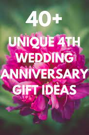 If your significant other is into floral design, you can. Best 4th Wedding Anniversary Gift Ideas For Him And Her 35 Unique Floral Fruity Presents To Celebrate Your Fourth Year 2020 4th Wedding Anniversary Gift Marriage Anniversary Gifts 4th Wedding