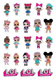 Lol surprise birthday cake topper. Lol Cupcake Toppers Little Birthday Cakes