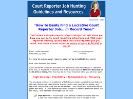 Court Reporter Job Guide Job Guide Court Reporting Job Hunting