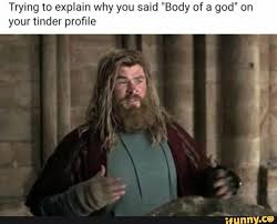 Rather, its existence is merely propagated by an entity known only as sie (they in german, always in block capitals), which has conspired with the authorities to create the illusion of the city's existence. Trying To Explain Why You Said Body Of A God On Your Tinder Proï¬le Ifunny Thor Costume Thor Avengers
