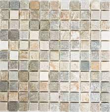 Sie sind ausdruck von persönlichkeit. Mosaik Fliese Quarzit Naturstein Quarzit Beige Grau Mos36 0206