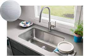 Undermount and farmhouse apron front styles available; Sinks Elkay