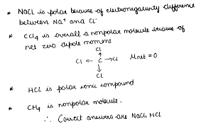 Polar bonds fall between the extremes of nonpolar covalent bonds and ionic bonds. Among The Following Nacl Ccl4 Hcl And Ch4 Which Is A Polar Compounds